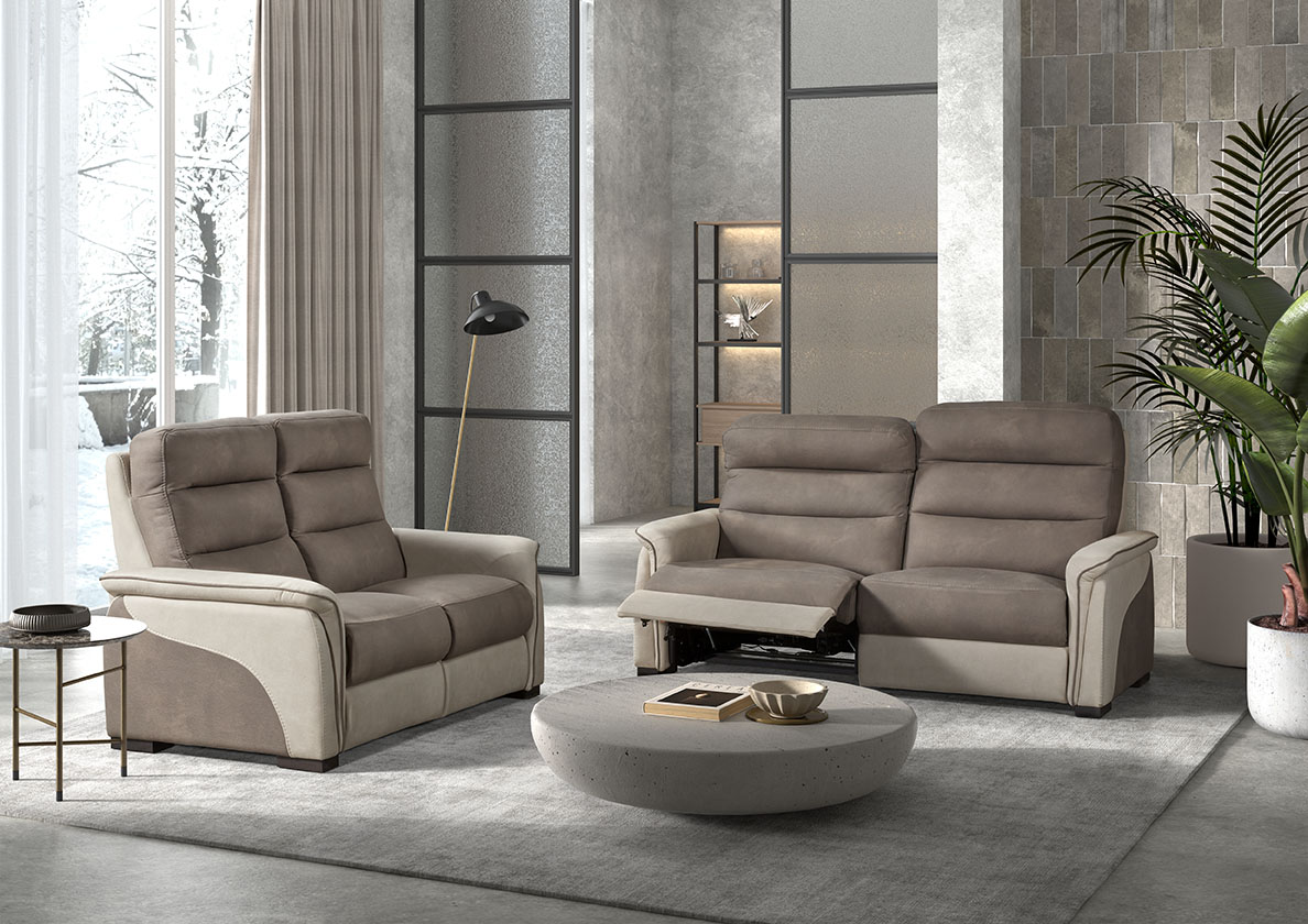 Ensemble Paris en tissu gris clair