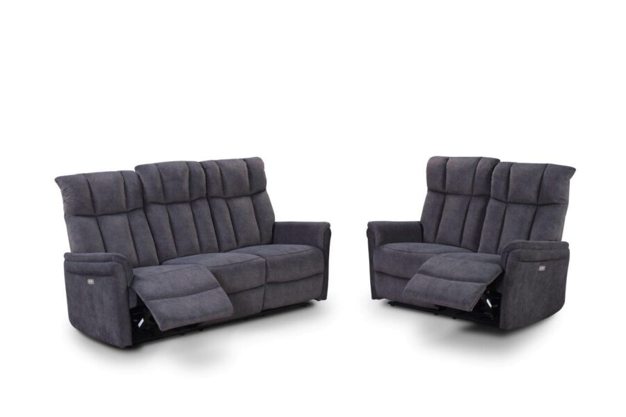Ensemble Polo trois et deux places électrique anthracite